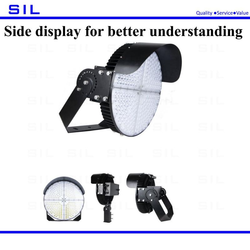 High Mast Round LED Flood Light Stadium Light Waterproof Outdoor IP65 LED Flood Light 1200W LED Projection Light