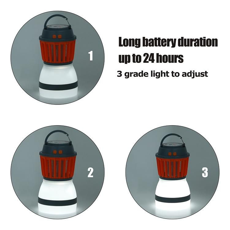 Rechargeable Mosquito Killer Lamp Repellent Adjustable Camping Light