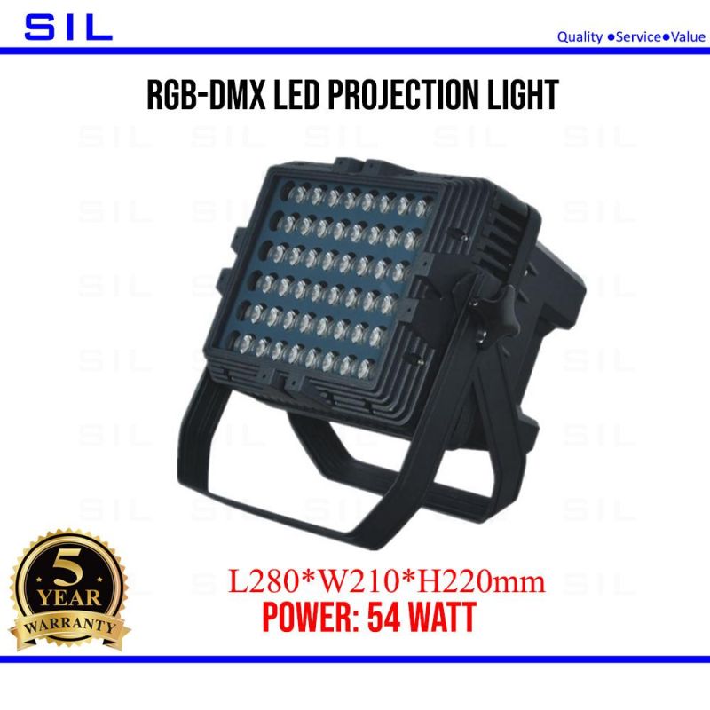 Outdoor Stage Light 54X3w 4 in 1 RGBW LED PAR DMX Stage Lighting LED Wall Washer DMX LED Stage Light