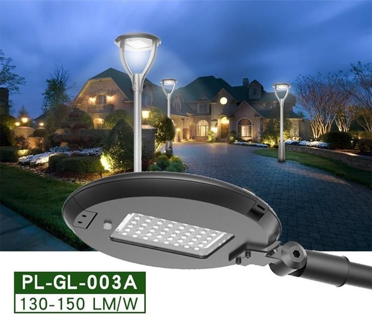 High Lumen 130lm/W Aluminum Housing IP66 Outdoor Park 60W LED Garden Light