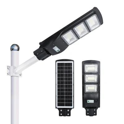 Ala Motion Sensor Outdoor Waterproof IP65 100W 200W 300W Integrated All-in-One LED Solar Street Light Lamp