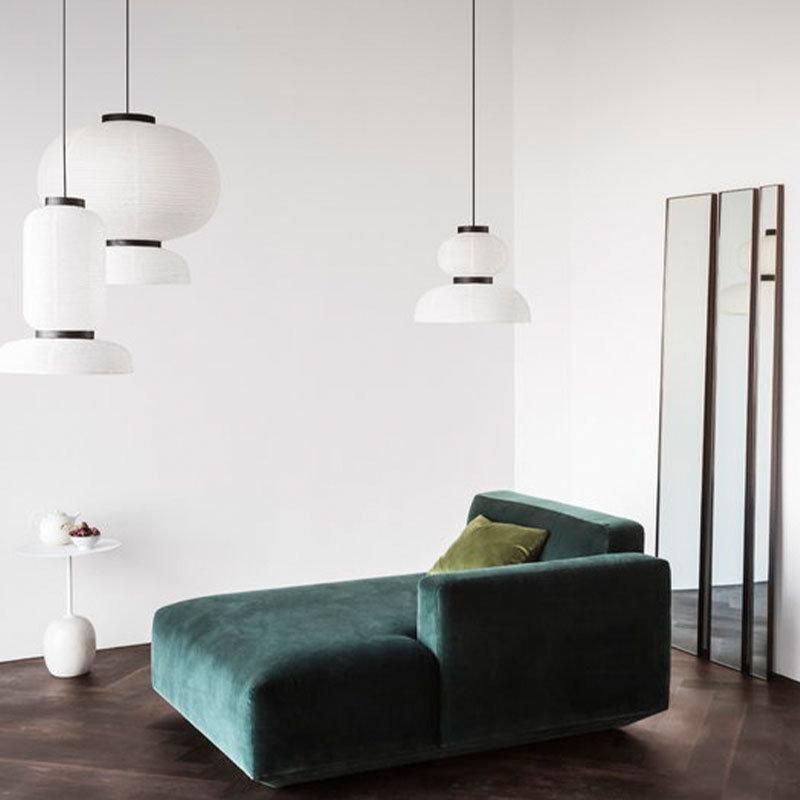2022 White Paper Chandelier Light Decorative Pendant Lamp Drop Haging Lighting Post Modern Pendant Light
