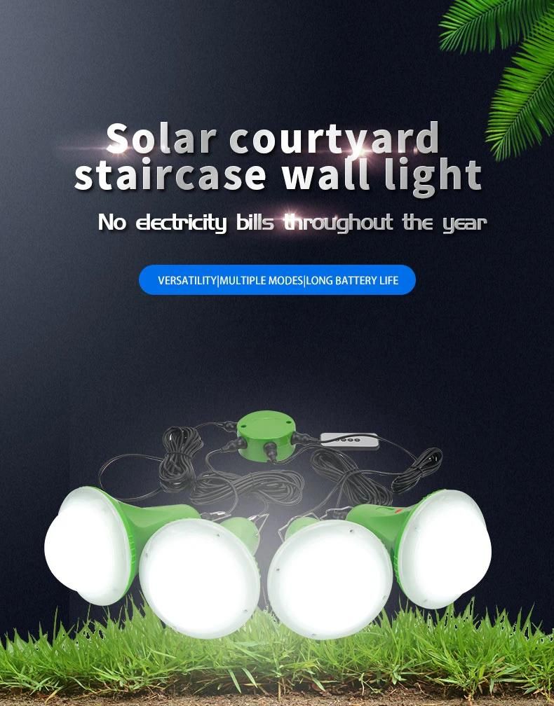 Solar Powered Hand Lamp Long-Lasting Energy Saving Outdoor Camping Repair Car Emergency Lighting