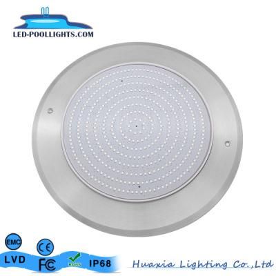 China Supplier 8mm Thickness 316ss Resin Filled Flat Underwater LED Pool Light