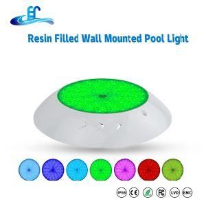40watt Warm White IP68 Resin Filled Wall Mounted LED Pool Lamp