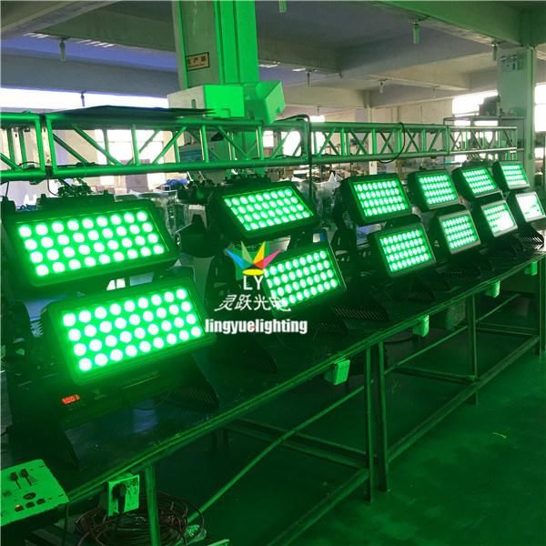 Outdoor Flood Light 72X10W RGBW City Color DMX LED Wall Washer