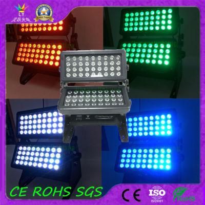 72PCS RGBW DMX Outdoor Stage City Color LED 10W