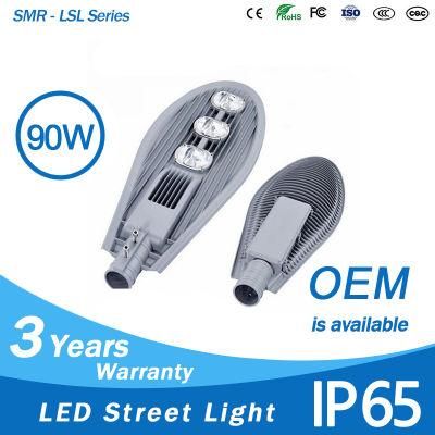 High Power 90 Watt COB Waterproof IP65 Outdoor LED Street Light