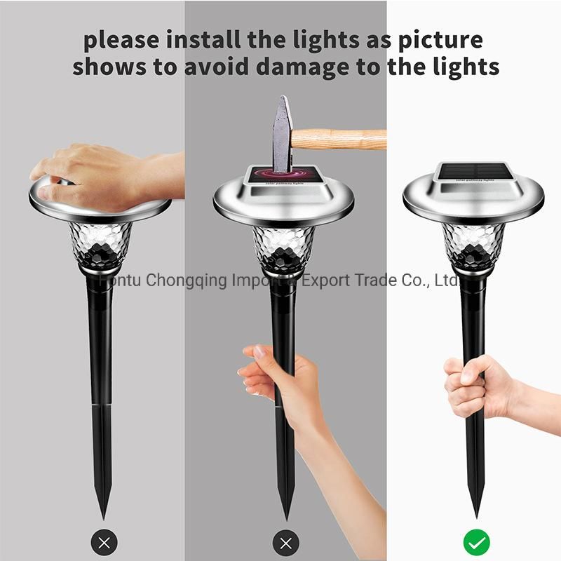 New RGB Smart LED Solar Street Light, IP55 Solar Garden Light, APP Control Solar Lamp, Networking Solar Lawn Light