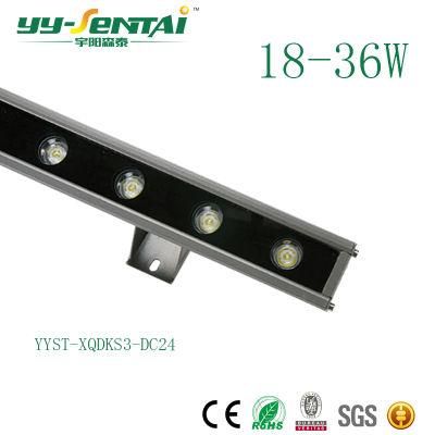 24W Outdoor RGB and White Colr LED Wallwasher Light