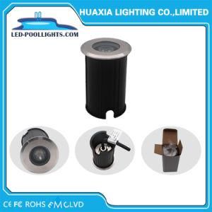 IP68 304ss 1W 3W 12V Recessed Underground Lamp LED Underwater Light