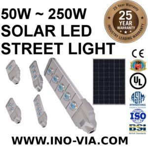 Inovia Il50~250 50W to 250W Solar Street LED Light with Embedded 2 Days Lighting Batteries