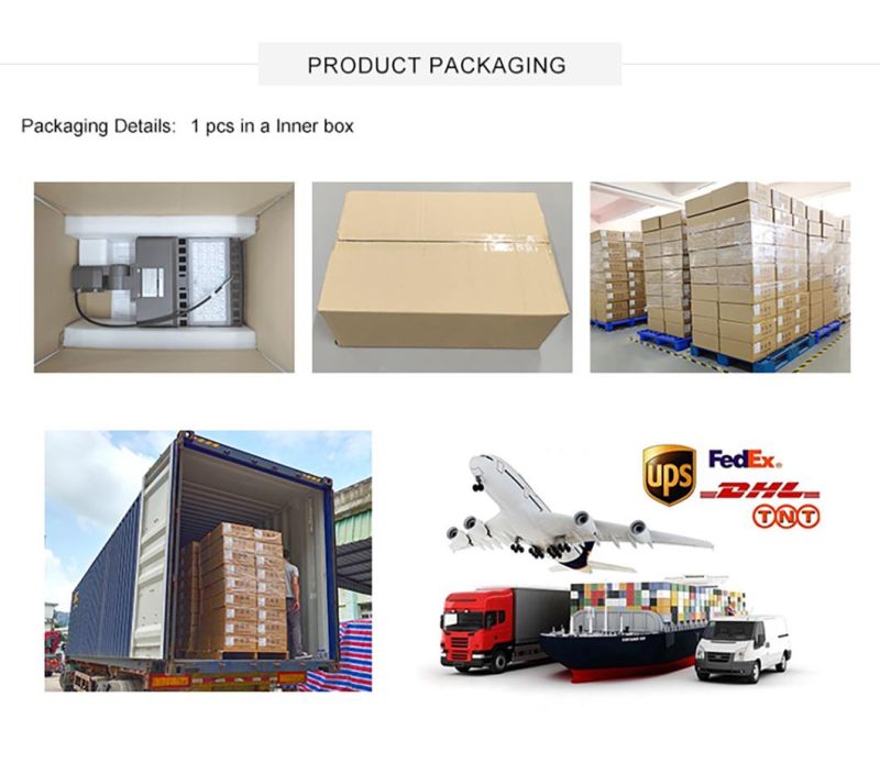 Energy Conservation 140lm IP66 60W Road Lamp 240W 300W Street Remote LED Shoebox Light 150W
