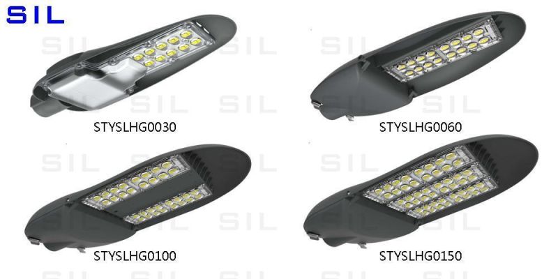 Photocell Street Lights Road Fixtures Aluminum LED Street Light SMD3030 100W LED Street Light