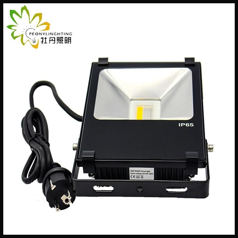 2019 Newest RGB 20W LED Flood Light, 5 Years Warranty RGB LED COB Flood Light