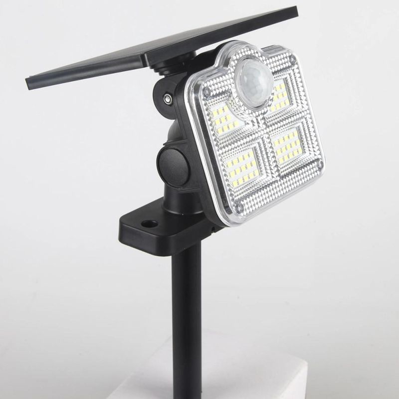 Yichen Solar Rechargeable LED Outdoor Wall Light with PIR Sensor and Rotating Stand Wall Lamp