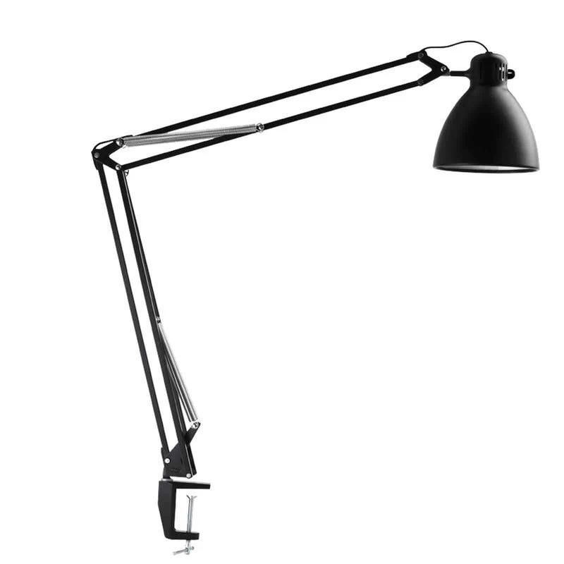 2022 Wholesale Industrial Style Study Desk Lamp Round Folding Wrought Iron Table Lamp