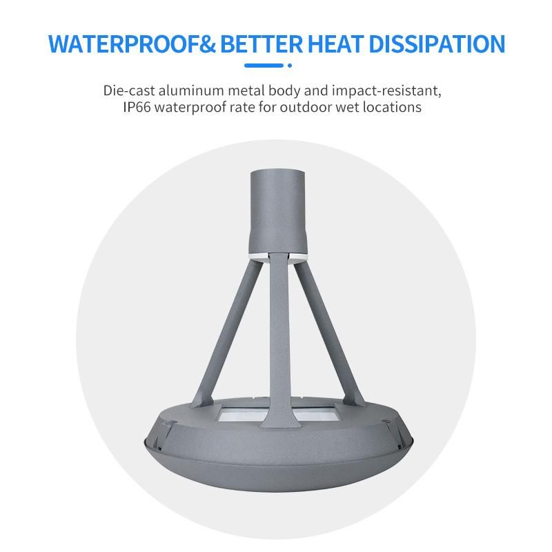 Smart Outdoor Waterproof LED Post Lamp Die Cast Aluminum IP65 LED Garden Light
