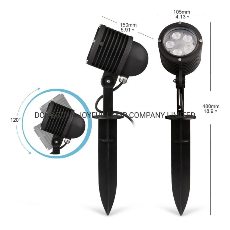 Aluminum LED Garden Light RGBW 4in1 LED Landscape Lighting Spike Tree Light