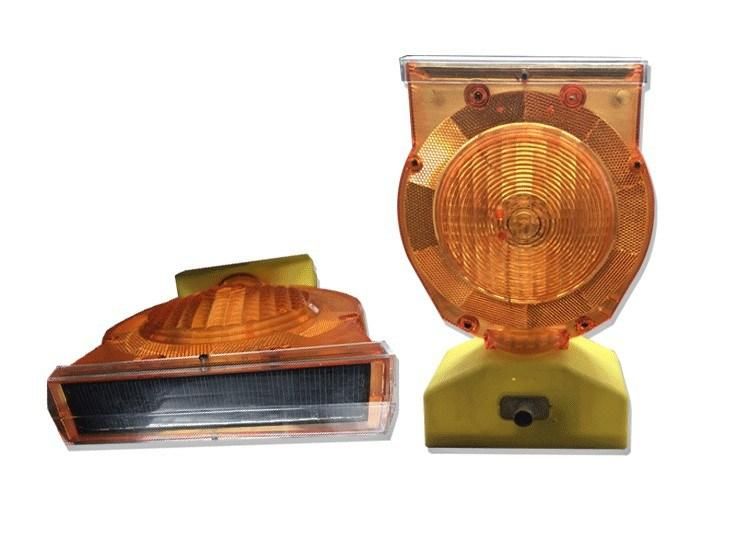 Traffic Block Emergency Solar LED Warning Barricade Lamp