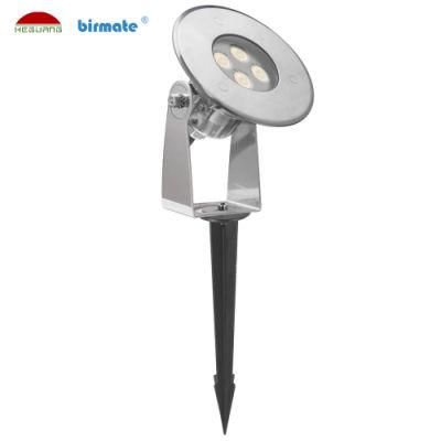 5W DC24V IP68 Structural Waterproof Angle Adjustable LED Garden Landscape Spot Pin Light