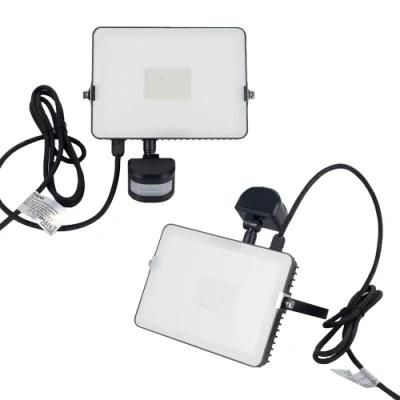 70W 100W PIR COB LED Flood Light with Motion Sensor