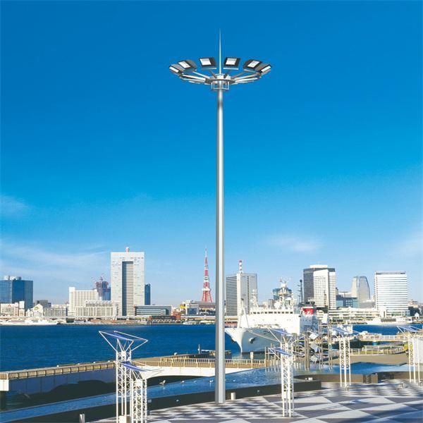 Baoode Lights Outdoor 40m 2000W Metal Halide Light High Mast LED Lights, LED Light Parking Lot