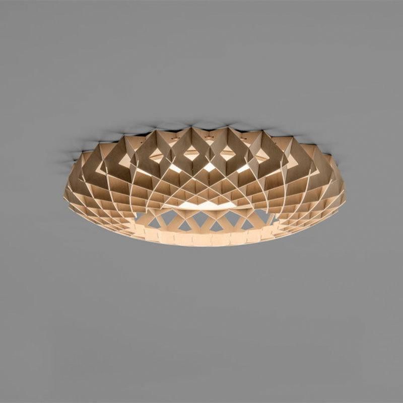 2022 Wooden Modern Decoration Hanging Lighting for Restaurant Kitchen Living Room Pendant Ceiling Light