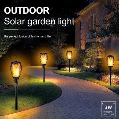 New Product ABS PC Torch Lamp 3W IP65 Waterproof Outdoor Lawn LED Solar Garden Light