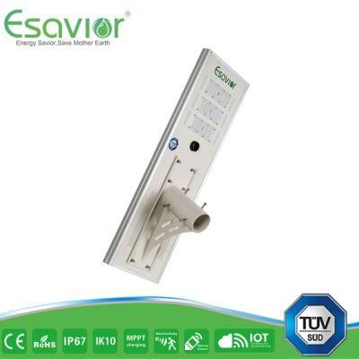 Esavior MPPT / IP68/Iot Online Monitoring Controller as Optional 60W Solar Light Solar Outdoor Light