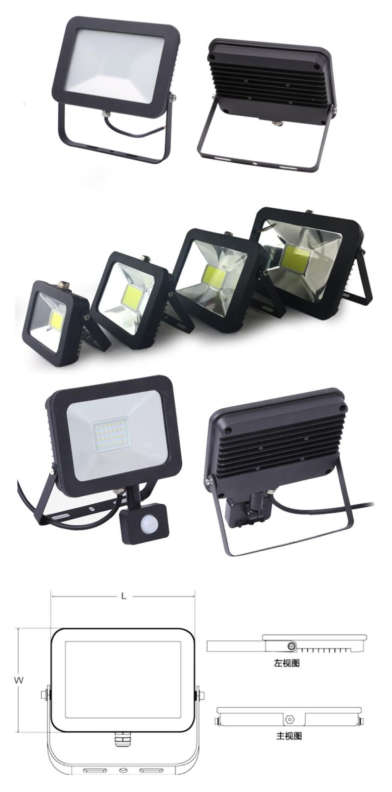 10W to 100W High Luminous LED Lamp