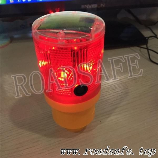 Road Safety LED Solar Flashing Warning Light