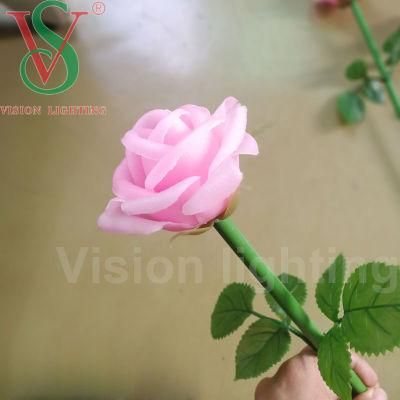 DMX512 LED 24V Rose Flower Christmas Decoration Garden Light