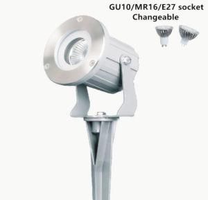 LED Garden Light with GU10 MR16 E27 Socket