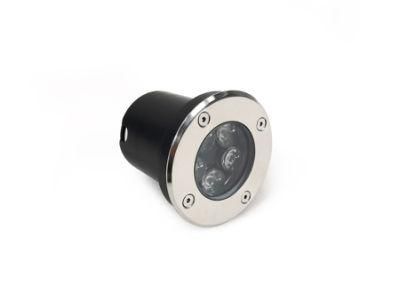 Outdoor Waterproof IP65 5W 2000K-6000K RGB Round LED Underground Light