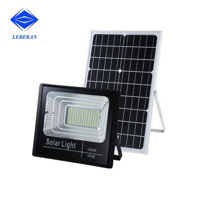 Emergency Coutryard Cuntryside Waterproof Reflector High Lumen 100W 200W LED Solar Flood Light