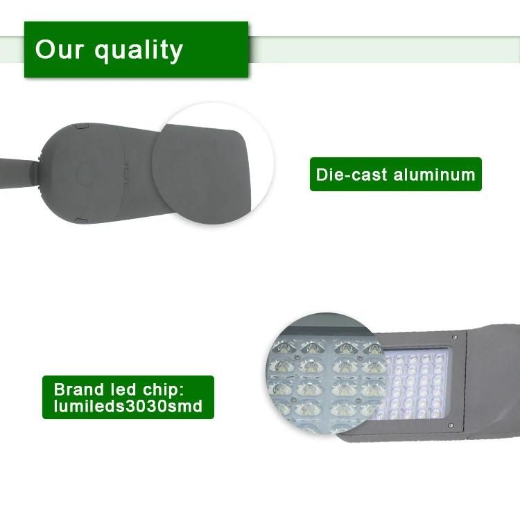 80W Outdoor IP66 Waterproof Aluminum Ce RoHS SAA LED Street Light