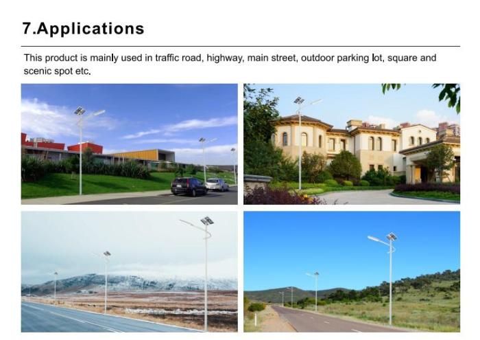 Factory Price 40W Solar Powered LED Street Light for Outdoor