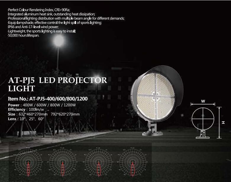 at-Pj5-400W Stadium LED Projector Light Series