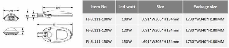 100W IP65 Outdoor Solar LED Street Light Wholesale Price