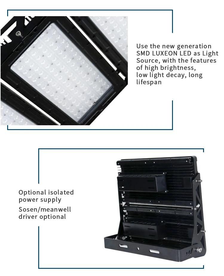High Lumen LED Sports Outdoor 720W IP66 LED Flood Light