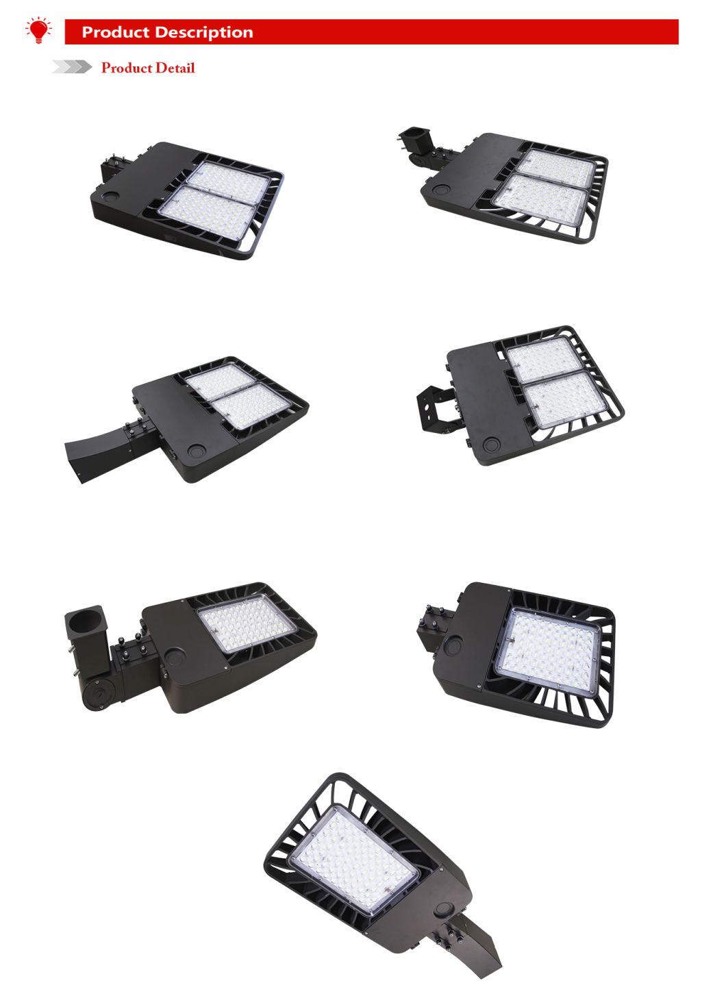 250W Modular Outdoor LED Shoebox for Parking Lot Lighting