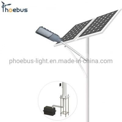 Anti-Theft Underground Battery 7m 40W LED Solar Street Light