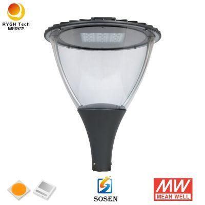 Waterproof Post Light Energy Saving Round 60W LED Garden Lamp
