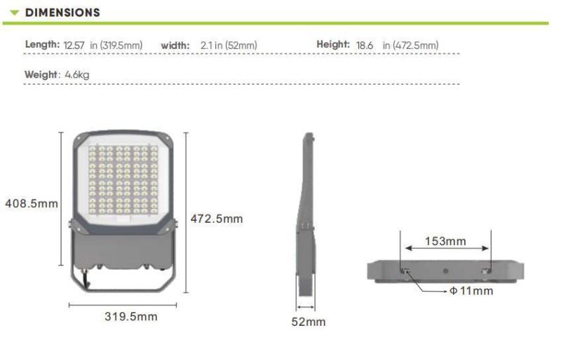 Factory Price Outdoor Waterproof IP66 50W 75W 100W 150W 200W Flood Lights