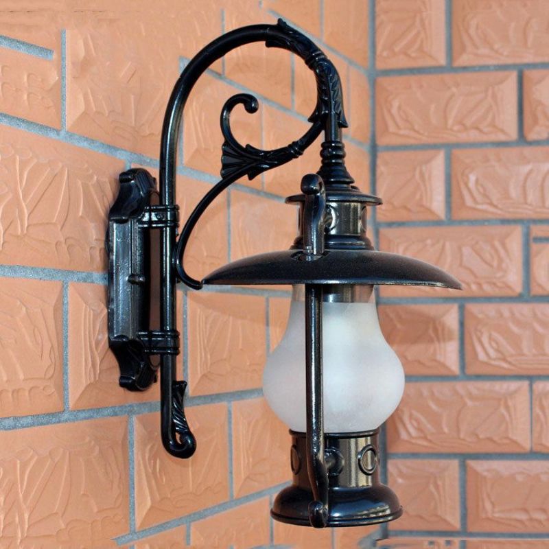Outdoor Wall Light Waterproof Vintage Lamp Garden Corridor Villa Sconce Kerosene Lamp (WH-HR-77)
