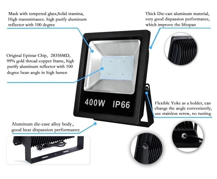 Powerful 30W 50W 100W 150W 200W 300W 400W UV Curing Black Lamp LED Flood Light 365nm -405nm