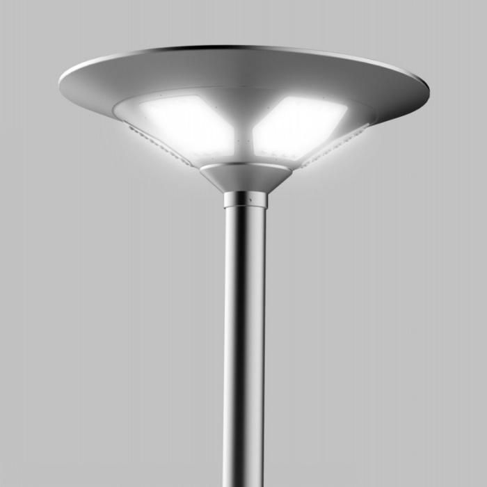 Rygh-J50 50W Solar Powered Round UFO Outdoor LED Garden Spot Light