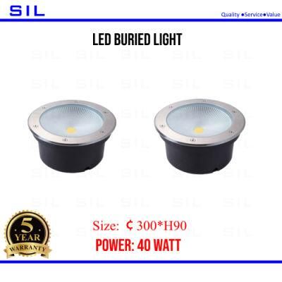 40watt Outdoor Indoor Waterproof Housing Corridor Halfway in Under up Recessed Buried Lamp Suppliers LED Ground Light