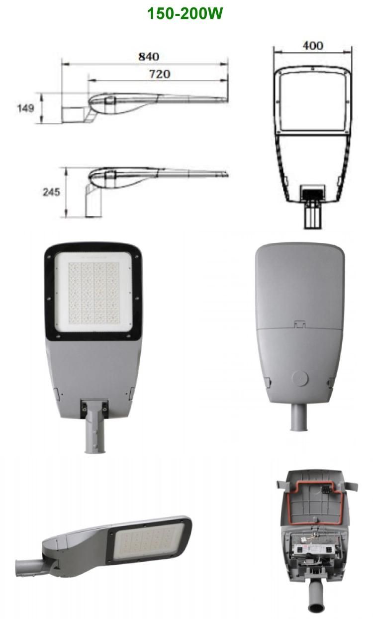 2021 Newest Design 80W LED Street Lamp with 8 Years Warranty LED Road Light